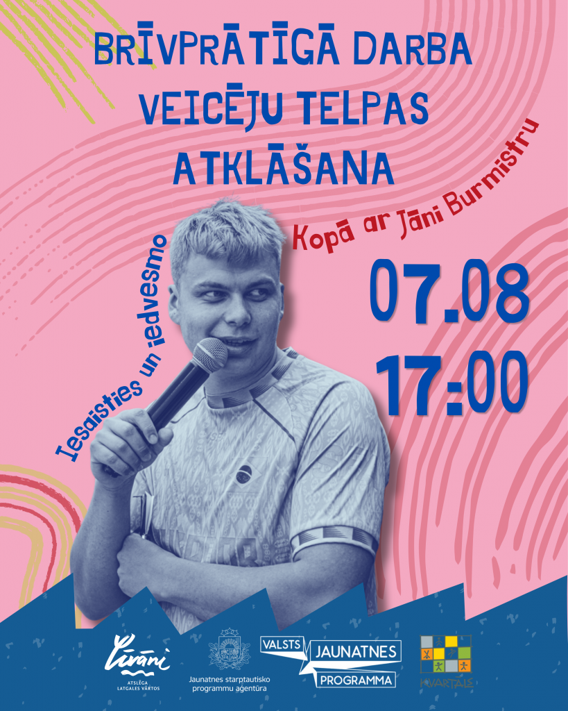 Brīvprātīgā darba veicēju telpas atklāšana soc.mediju formāts