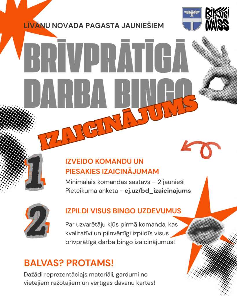 BRĪVPRĀTĪGĀ DARBA BINGO